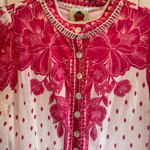 FARM Rio's Tropical Woodcut dress Size M - Picture 5 of 6